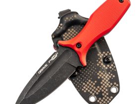 Нож N.C.Custom Grave, сталь AUS-10, рукоять red G10