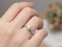 Классическое кольцо из серебра э0612кц04203099_white