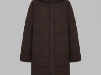 Длинный пуховик с натуральным пухом