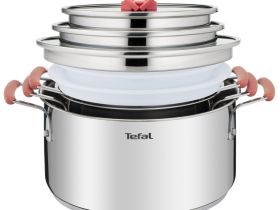 Набор посуды Tefal Opti'Space 13 предметов 2,1/3/5,2л 18/20/24см G720SD74