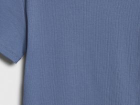 Футболка в рубчик, Синий