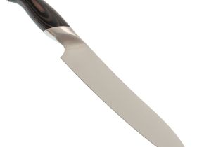 Нож кухонный филейный Okroshka Truffle 20.9 см, сталь 9cr18mov, рукоять Pakka Wood