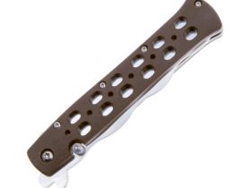 Нож складной Cold Steel Ti-Lite 4" Kris Plane, сталь AUS-10A, рукоять zytel, коричневый