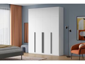 Распашной шкаф Кимбол 4.1-200x250 Белый