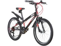 Детский велосипед Novatrack Racer 20, год 2020, цвет Черный