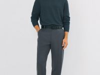 Базовый джемпер с содержанием шерсти, Серый