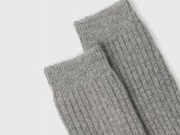 Носки с шерстью альпака, Серый