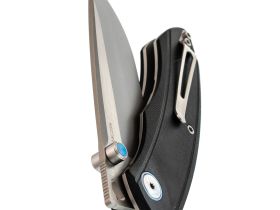Складной нож Remette Wild Species, сталь 14C28N, рукоять G10, черный