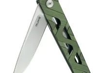 Складной нож Ruike P878-AG, сталь 14C28N, рукоять алюминий, зелёный