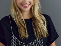 Футболка с цепью для девочек, Черный