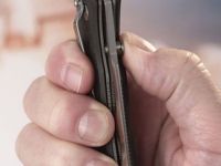 Полуавтоматический складной нож Lift Off 2, CRKT 6820, сталь AUS-8, рукоять термопластик Zytel®/сталь