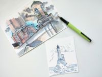 Ручка перьевая Малевичъ с конвертером, перо EF 0,4 мм, цвет: бирюзовый