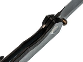 Складной нож WE Knife Ryson, сталь M390, рукоять титан, черный