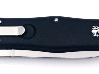 Автоматический многофункциональный нож Mikov Predator, сталь 420, рукоять черный пластик, клипса