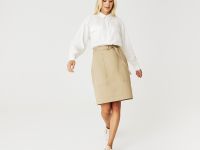 Женская юбка Lacoste с поясом