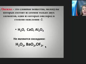 Международный вебинар "Важнейшие классы неорганических веществ. Оксиды. Основания"