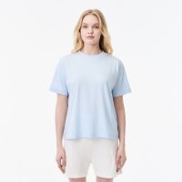 Женская хлопковая футболка Lacoste