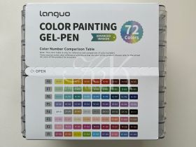Набор ручек гелевых Languo, 0,6 мм, 72 цвета