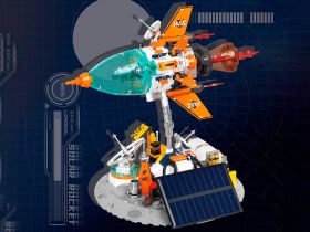 CK026 Конструктор Ракета на орбите