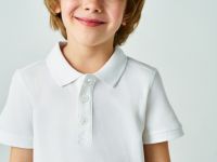 Поло для мальчиков, Белый