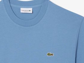 Мужская хлопковая футболка Lacoste с коротким рукавом