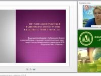 Организация работы в разновозрастной группе в соответствии с ФГОС ДО