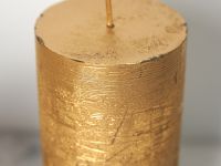 Свеча Пламя золотое/Fiamma Gold классическая