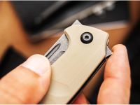 Складной нож Boker Barchan, сталь 440B, рукоять G10, бежевый