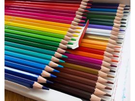 Набор карандашей цветных Acmeliae 48 цв+точилка, в картонном футляре