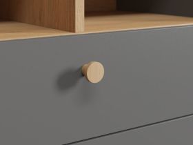 Комод Торвалль 2-68x87 Графитовый