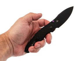 Складной нож Kizer Meteora, сталь Nitro-V, рукоять алюминий, черный