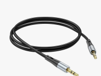 Кабель Hoco UPA22 AUX Audio cable (3.5mm) на (3.5mm) 100см силиконовый (черный)
