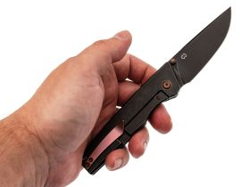 Складной нож Kansept Chimera blackwash сталь S35VN, рукоять Blackwash Titanium