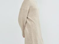 Платье-свитер с содержанием шерсти, Бежевый