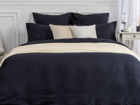 Постельное белье Black страйп-сатин II