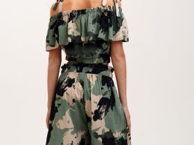 Комплект текстильный для девочек: топ, шорты