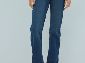 Базовые прямые джинсы, Синий