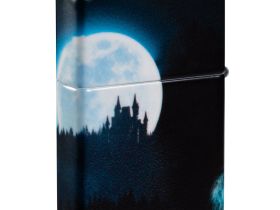 Зажигалка ZIPPO Horror Wolf с покрытием 540 Matte, латунь/сталь, черная, 38x13x57 мм