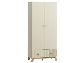 Шкаф детский Финни 2-96x210 Светло-бежевый