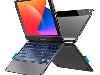 Чехол-клавиатура WIWU Waltz Rotating Keyboard для Apple iPad Air 13 (2024/2025)/Pro 12.9 (2022) русская раскладка (360KB129BK) (черный)