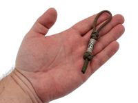 Темляк для складного ножа с бусиной "Obereg", C/R хамелеон