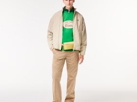 Мужской свитшот Lacoste свободного кроя унисекс