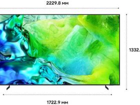 Телевизор Samsung 100" Neo QLED QN80H 4K, Процессор NQ4 AI Gen2, Smart ТВ (2026) QE100QN80HUXPY титановый черный