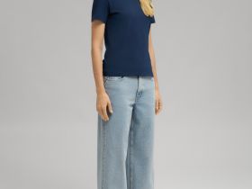 Приталенная футболка из джерси