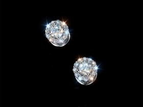 Пусеты из белого золота э4712пс01162500