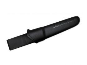 Нож с фиксированным лезвием Morakniv Companion Black, сталь Sandvik 12C27, рукоять пластик/резина