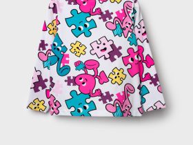 Фуфайка трикотажная для девочек (футболка с длинными рукавами)