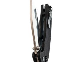 Складной нож Obertech ns-01 thumb stud satin, сталь VG-10, рукоять G10, черный