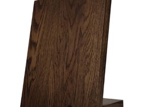 Подставка для ножей магнитная Woodinhome KS002SSOB, дуб, коричневый