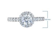 Кольцо из белого золота э4012кц06165300_white